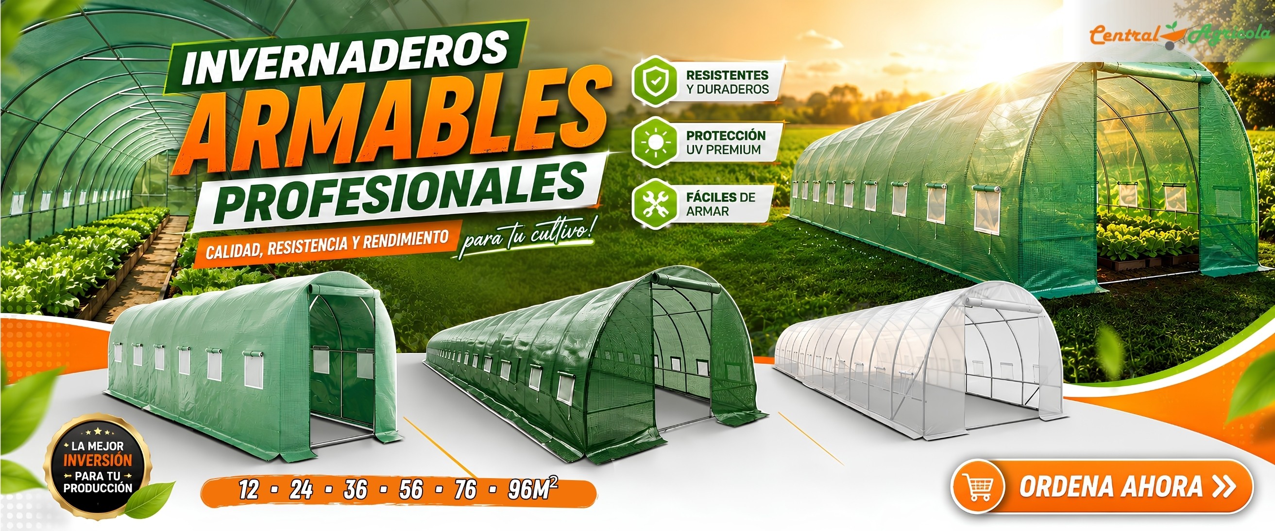 INVERNADEROS ARMABLES POLIETILENO